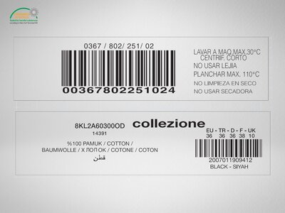 Barcode label