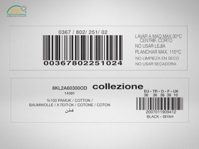 Barcode label