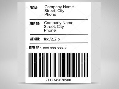 Barcode label